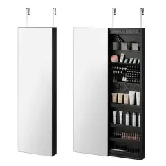NEX&trade; Wall-Mounted Sliding Door Full Mirror Jewelry Armoire
