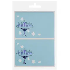 JAM Paper Hanukkah Holiday Gift Tag Stickers, 24ct.