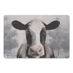 Sophisticated Cow 18" x 27" Floor Mat