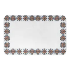 Multi Tile Border 34" x 21" Bath Mat