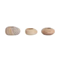 Hello Honey&reg; Sandstone Tealight Holder Set