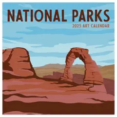 TF Publishing 2025 National Parks Art Mini Calendar