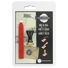 Manuscript Wax Sealing Initial Set Z
