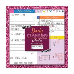 TF Publishing Undated Rainbow Daily Note Block for Productivity & Lists Desktop