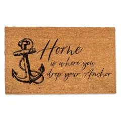 Home Is Where You Drop Your Anchor Doormat