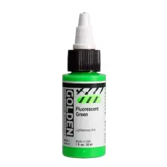 Golden&reg; High Flow Acrylics, 1oz. Fluorescent Green