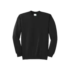 Port & Company&reg; Essential Fleece Crewneck Sweatshirt Jet Black