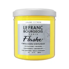 Lefranc & Bourgeois Flashe&reg; Matte Artist's Color, 125mL Lemon Yellow