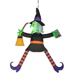 5ft. Airblown&reg; Inflatable Halloween Crashing Witch with Spell Book