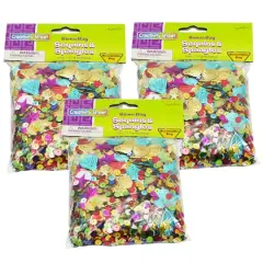Pacon&reg; Creativity Street&reg; 4 oz. Sequins & Spangles Bag, 3 Bag Bundle