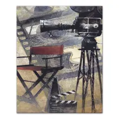 Camera In Production 16" x 20" Canvas Wall Art