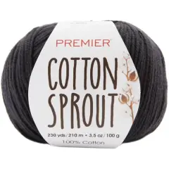 Premier&reg; Cotton Sprout&trade; Yarn Black