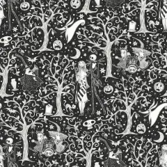 RoomMates Disney&reg; Tim Burton's The Nightmare Before Christmas Forest Peel & Stick Wallpaper Black