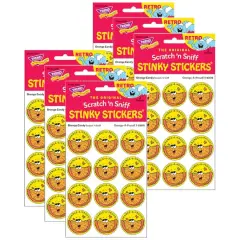 TREND Enterprises&reg; Orange-A-Proud! Orange Candy Scented Stickers, 6 Packs of 24