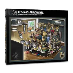 NHL Purebred Fans A Real Nailbiter 500 Piece Puzzle Vegas Golden Knights