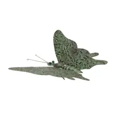 12.5" Iron Metal Butterfly Garden Accent