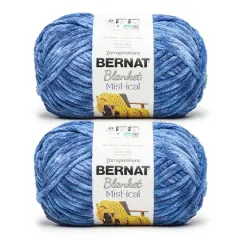 2 Pack Bernat&reg; Blanket Mist-ical&trade; Yarn Crystal Ocean