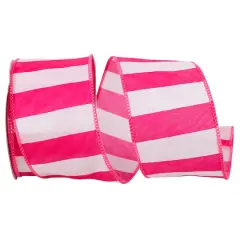 JAM Paper 2.5" x 10yd. Wired Cabana Stripe Bright Ribbon