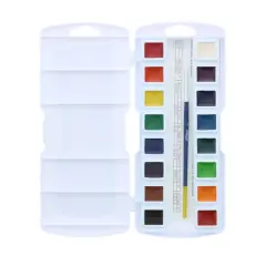 Prang&reg; Watercolor Half Pan Set