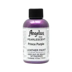 Angelus&reg; Pearlescent Leather Paint, 4oz. Prince Purple