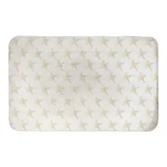 Simple Gold Pattern 21" x 34" Bath Mat