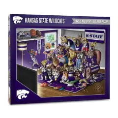 College Football Purebred Fans A Real Nailbiter 500 Piece Puzzle Kansas State Wildcats