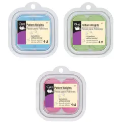 Dritz&reg; Assorted Color Pattern Weights, 3ct.