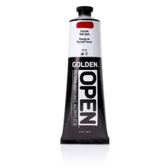 Golden&reg; OPEN&trade; Slow-Drying Acrylics, 5oz. Pyrrole Red Dark