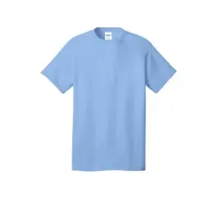 Port & Company&reg; Brights Core Cotton T-Shirt Light Blue