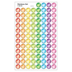 Trend Enterprises&reg; Rainbow Gel superSpots&reg; Stickers, 800ct. 