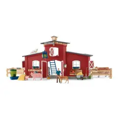 Schleich Farm World Red Barn Playset