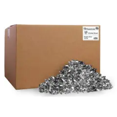 PA Essentials Crinkle Shred Box, 10lb. Metallic Silver