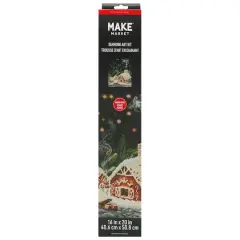 16" x 20" Gingerbread House Diamond Art Kit by Make Market&reg;