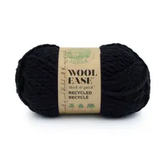 Lion Brand&reg; Wool-Ease&reg; Thick & Quick&reg; Recycled Solid Yarn Black