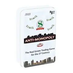 Anti-Monopoly Game Travel Tin