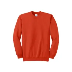 Port & Company&reg; Essential Fleece Crewneck Sweatshirt Orange