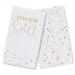 Stay For A Spell Tea Towel Set
