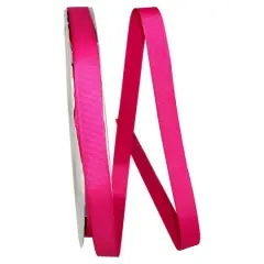 JAM Paper 5/8" x 100yd. Grosgrain Style Wired Ribbon Azalea