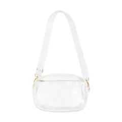 White Lined Clear Toaster Bag by Make Market&reg;