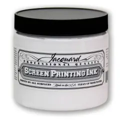 Jacquard Professional Screen Printing Ink, 16oz. Super Opaque White