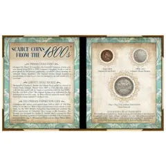 Scarce Coins From The 1800s Indian Head Cent, Liberty Nickel & First Commemorative Coin