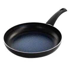 Gibson Home&reg; Piletti 10'' Aluminum Frying Pan Blue and Black