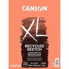 Canson&reg; XL&reg; Recycled Sketch Pad