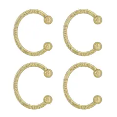 Haute Decor MantleClip&reg; Chic Stocking Holders, 4ct. Gold