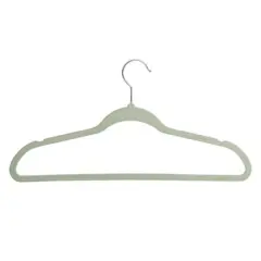 Honey Can Do Light Green Slim-Profile Non-Slip Velvet Hangers, 35ct.