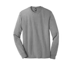 District&reg; Perfect Tri&reg; Adult Long Sleeve T-Shirt Gray Frost