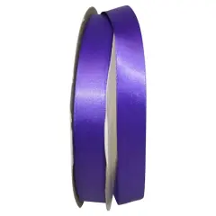 JAM Paper 7/8" x 100yd. Double Face Satin Ribbon Purple Haze