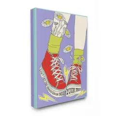 Stupell Industries Don't Let Grass Grow Under Your Feet Wall Accent