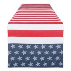 DII&reg; 72" Stars & Stripes Table Runner
