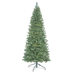 6.5ft. Pre-Lit Oregon Fir Artificial Christmas Tree, Warm White LED Lights